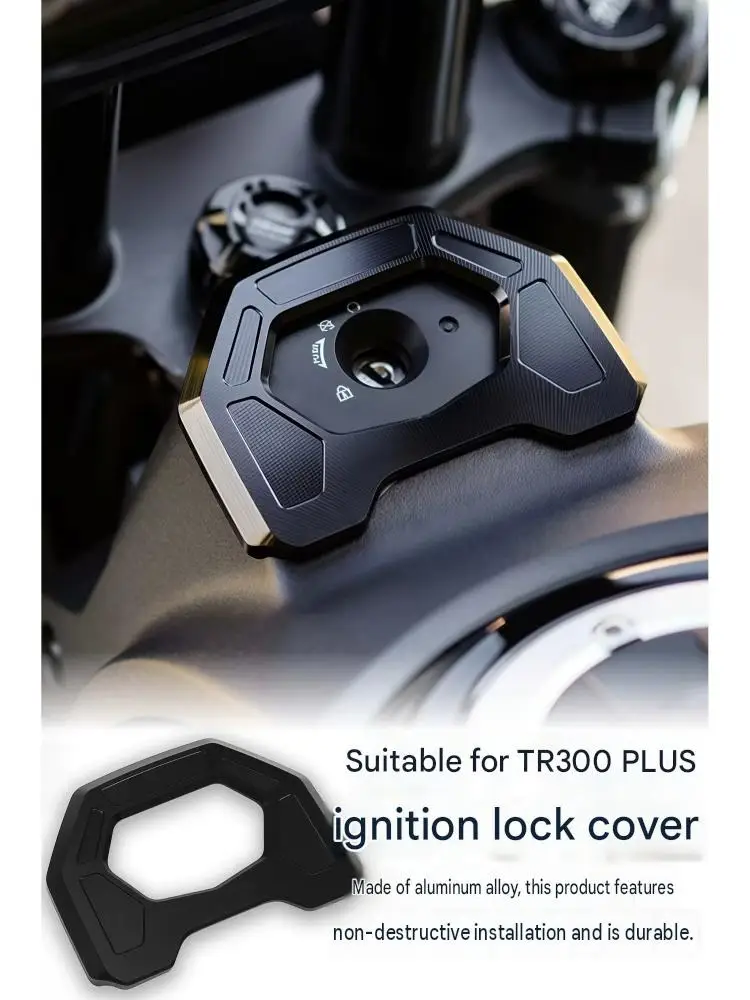For Haojue TR300PLUS Electrical Switch Lock Decorative Accessories Simple Retro Design Crui Complementing Overall
