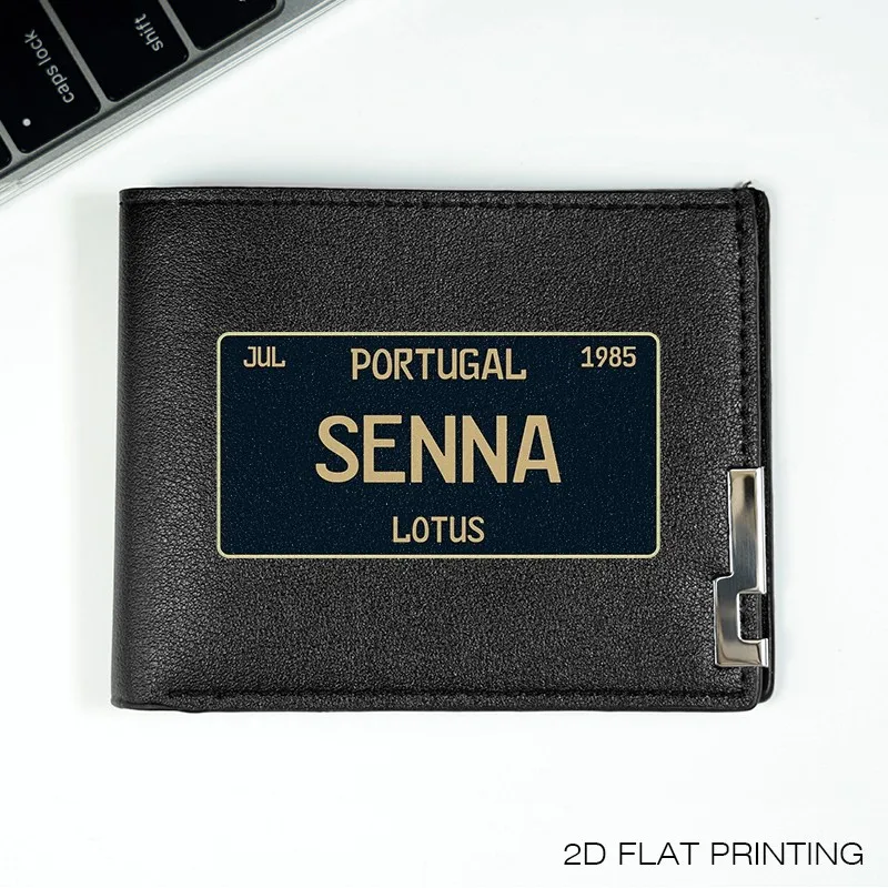 SENNALOTUS PORTUGAL 1985 EDITION PORtafoglio sottile da uomo in pelle PU DURABILE LIGHTWEIGHT BUSINESS STILE FASHION ACCESSORY