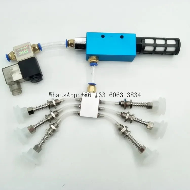 Industrial Vacuum Suction Cup Manipulator Fittings with Air Exhaust Solenoid Valve And Tracheal Muffler for Automation Vacuum Ge