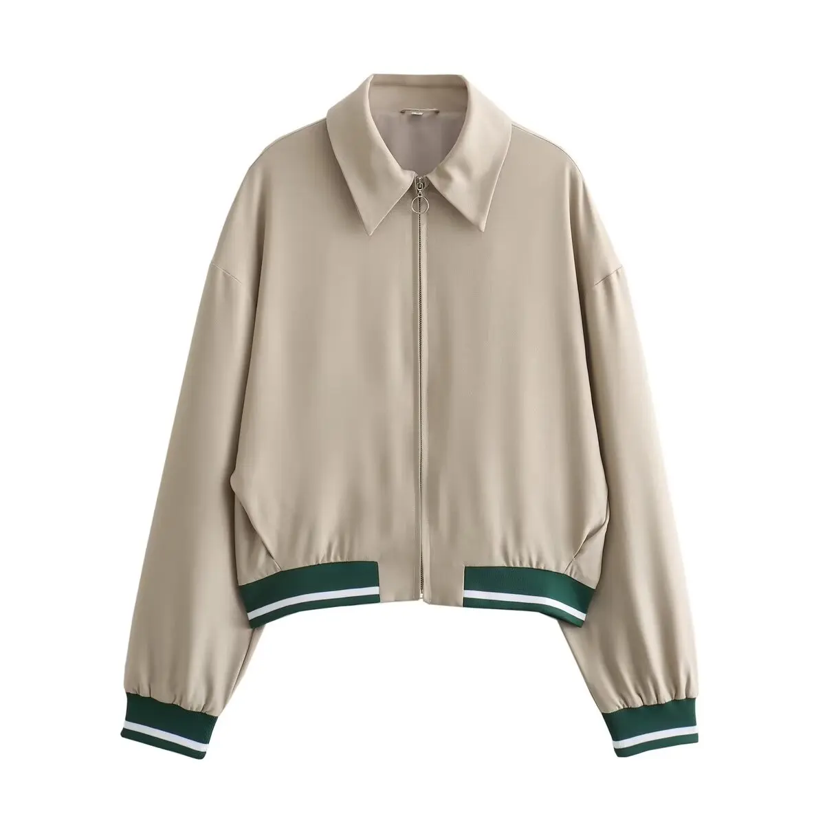 Abbigliamento donna transfrontaliero europeo e americano moda francese versatile orlo filettato giacca cappotto donna primavera e autunno
