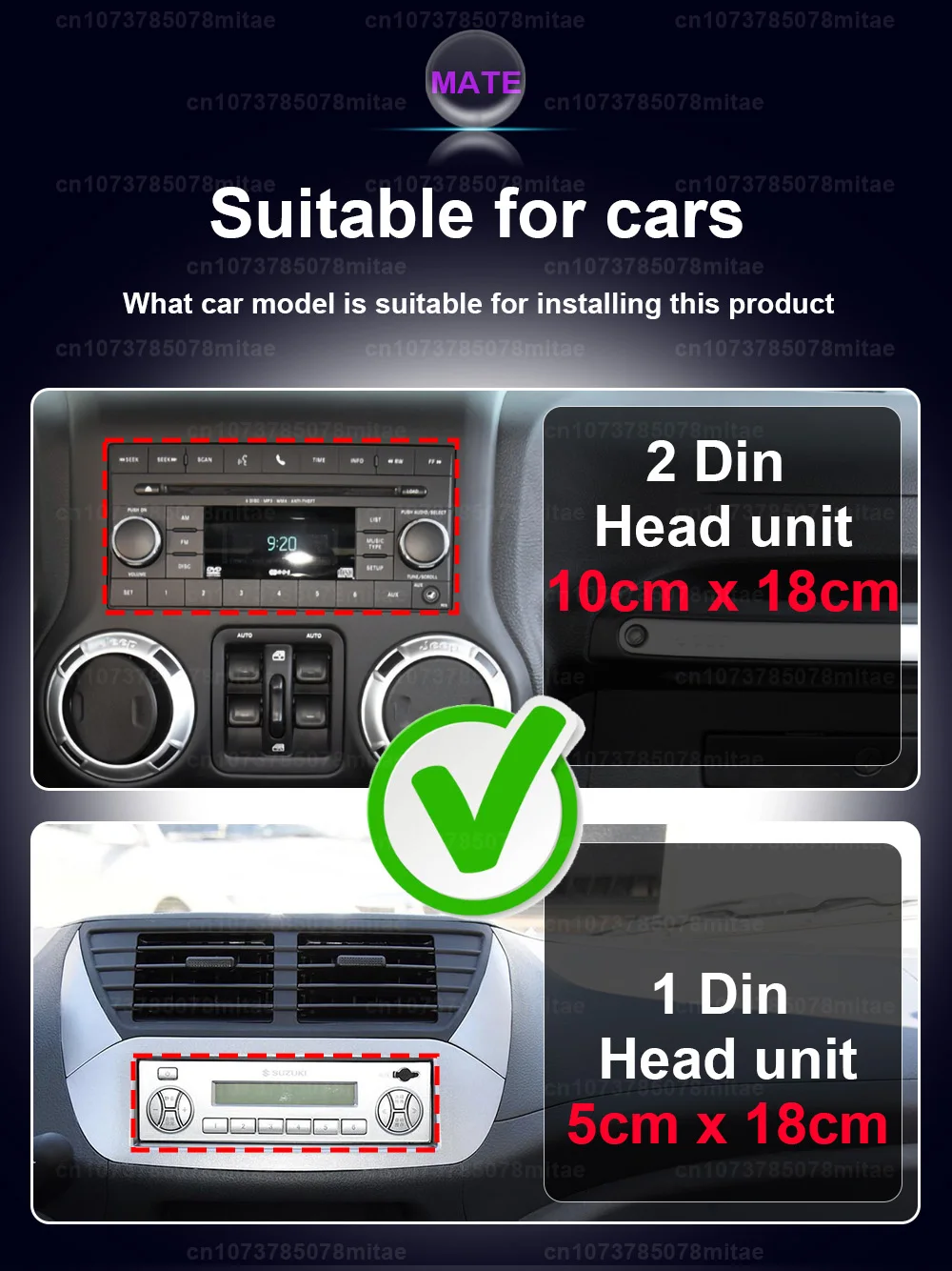 1 2Din 9 inch Floating screen Android13 Car Multimedia GPS AI voice Carplay Auto Stereo Radio Palyer Head Unit For Toyota Nissan