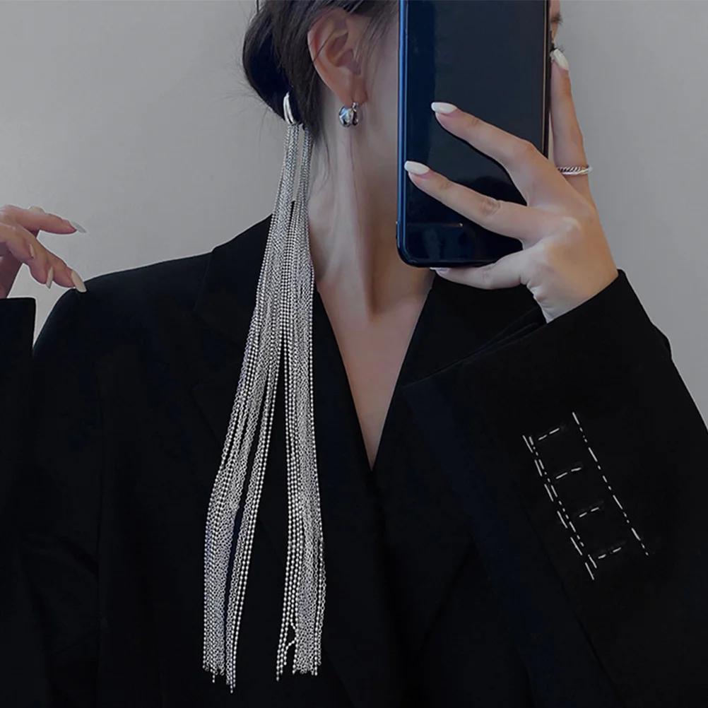 

Tassel Chain Hair Jewelry Creative Long Tassel Hairband Suitable for All Hair Types Party Festival Ceremony Photography