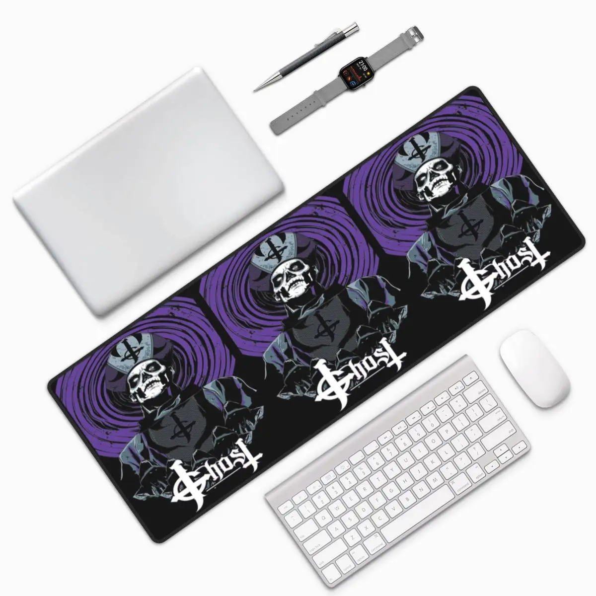 Ghost Heavy Metal Band Large Mouse Pad Computer Keyboard Mouse Mat Gamer PC Laptop Desk Mat Office Accessories Table Mats
