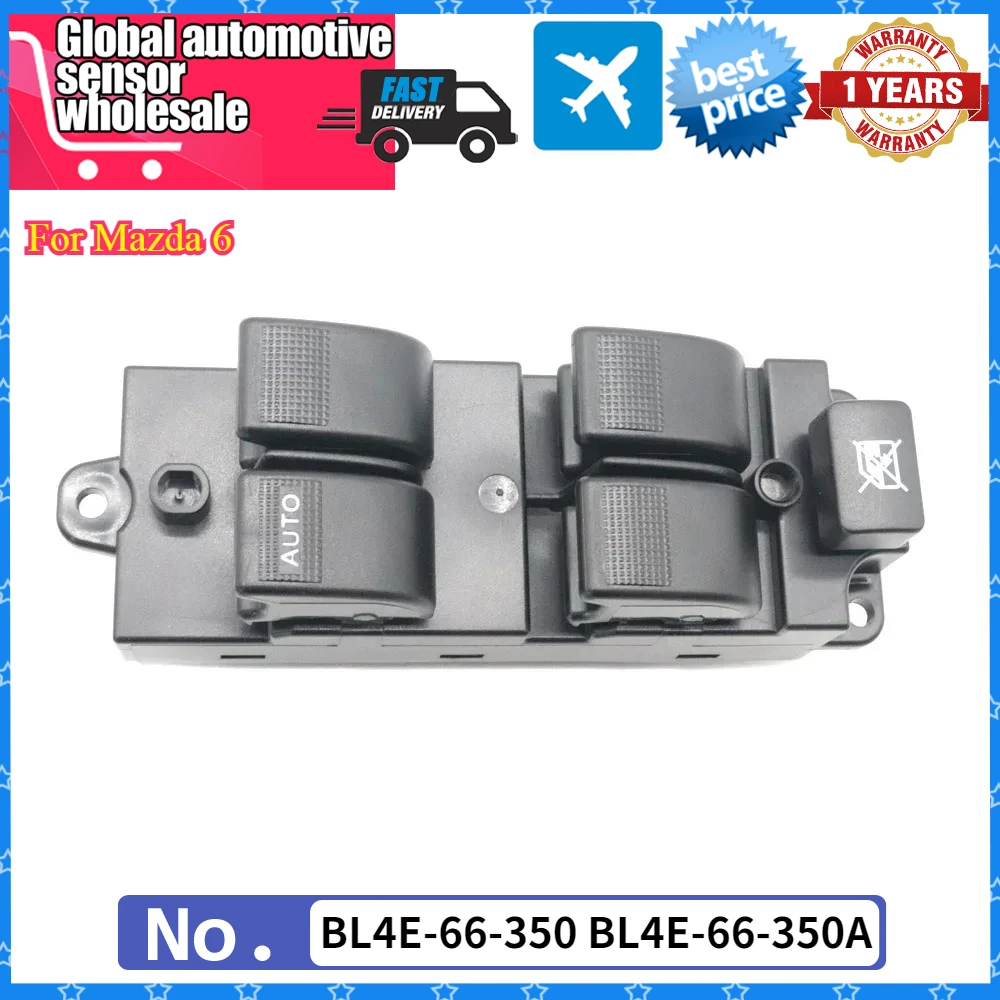 

BL4E-66-350A 16 Pins Car Front Left Electric Master Power Window Control Switch Lifter Button For Mazda 6 2003-2012 BL4E-66-350