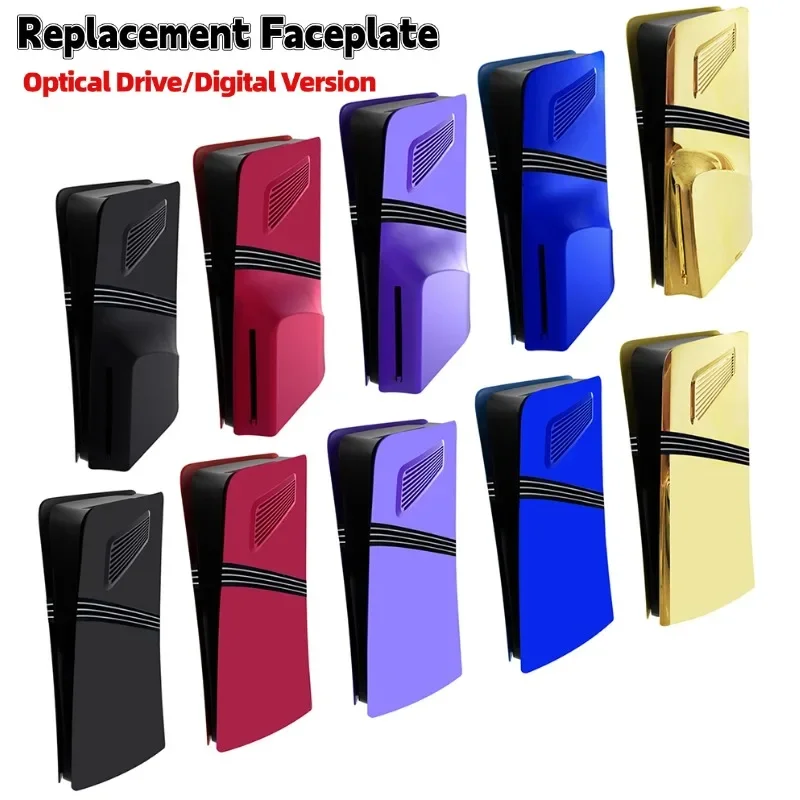 

ABS Replacement Shell Accessories for PS5 Pro Protective Hard Shell Anti-Scratch Faceplate Console Cover Disc/Digital Version