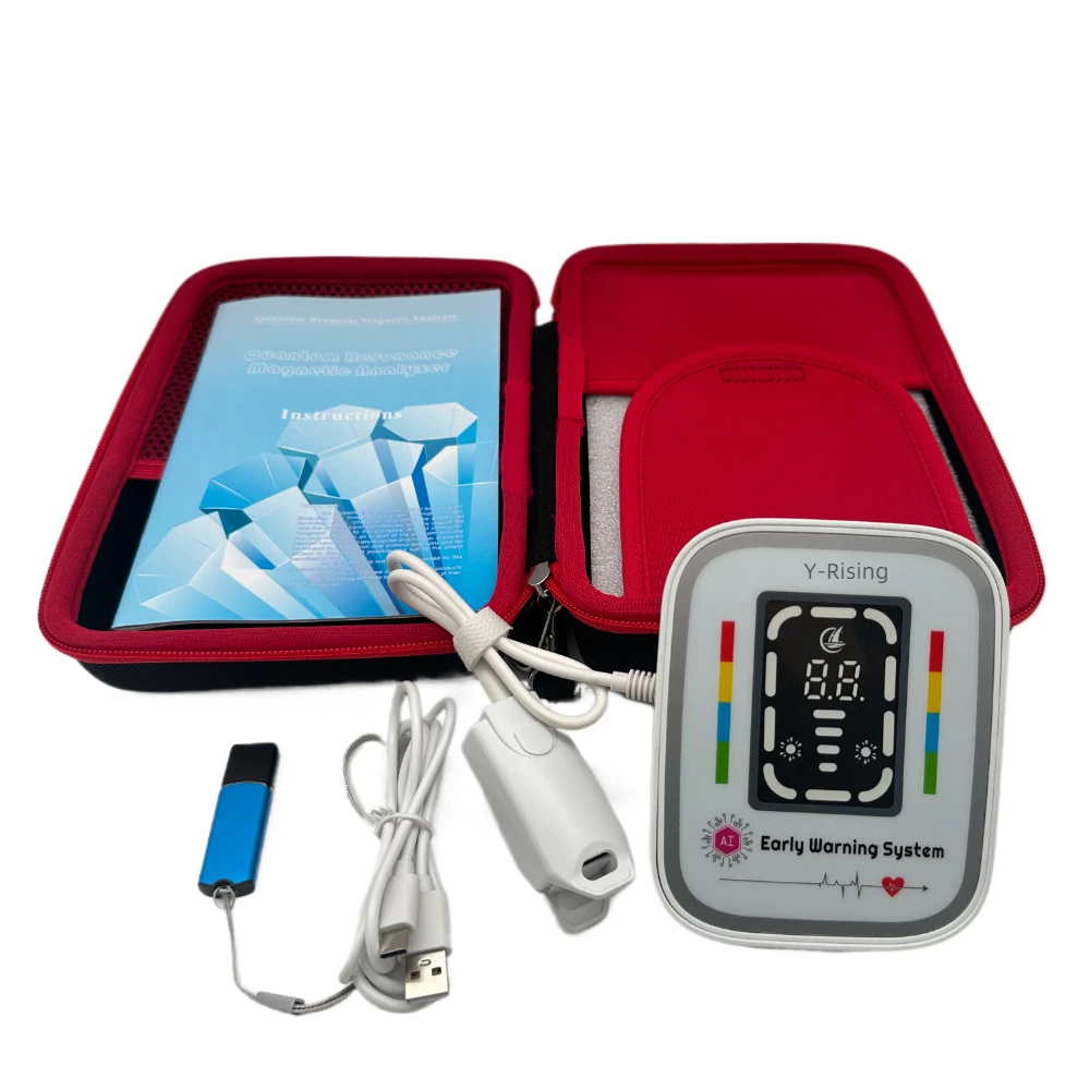 Quantum Resonance Magnetic Analyzer Set Hand Finger Quantum 11Th Body Analyzer With 53 Reports for Sub-health Test