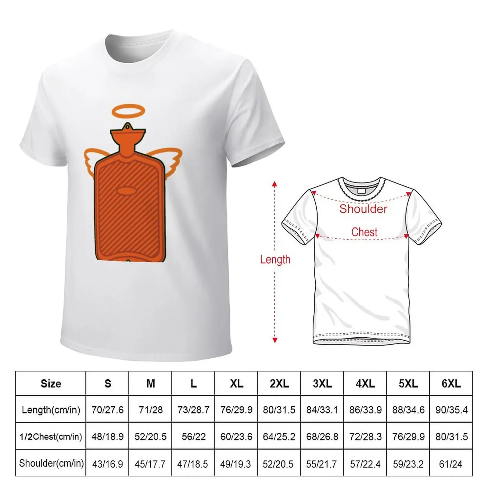 hotel water bottle angel T-Shirt vintage funnys t shirts for men cotton Blouse cute tops men graphic t shirts