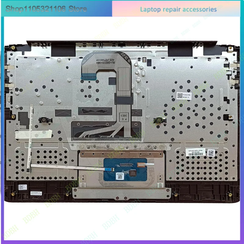 for HP Chromebook 14 G7 CB E 14 G7 TPN-Q255 Laptop Upper Case Palmrest Keyboard Touchpad Assembly Part M47207-001 Top Cover