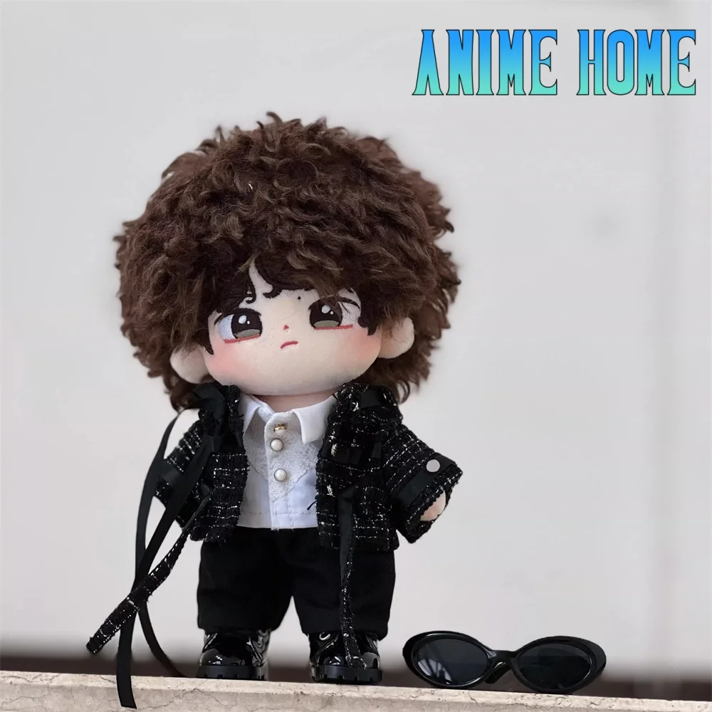

Wang Yibo Idol Star Cool Guy 20cm Doll Toy Black Clothes Dress Up Cosplay Original MDZS G