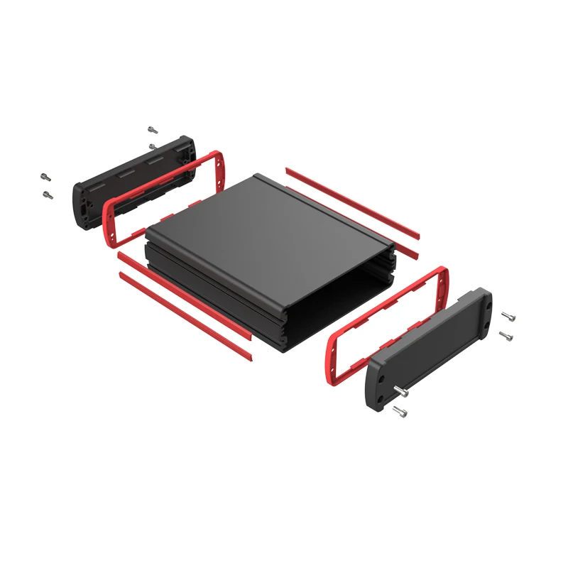 Aluminum Junction Box Electronic Project Wiring Enclosure Support Custom Drilling Cutting For Circuit Board MJ04 138*45MM