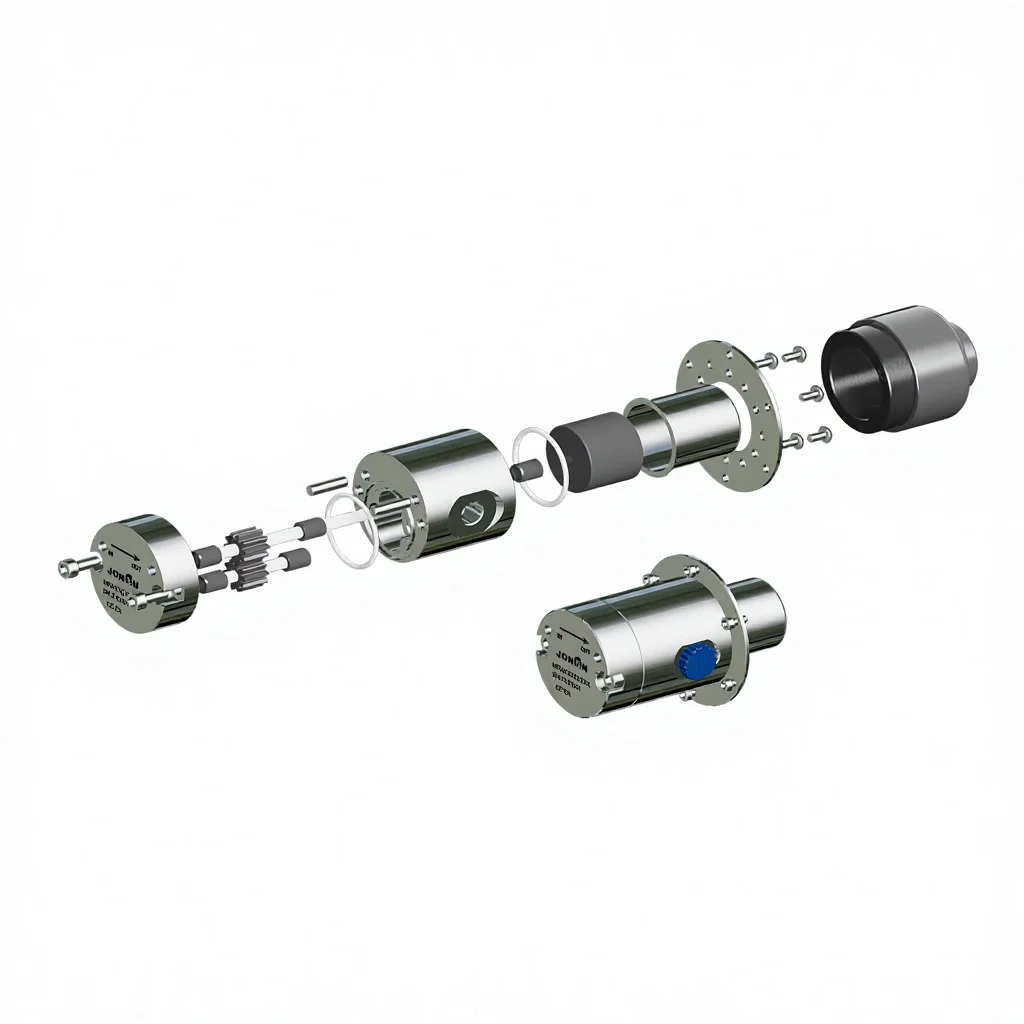 Micro Magnetic Drive Stainless Steel Gear Pump With Motor High Pressure High Efficiency Chemical Liquid Handling Pump