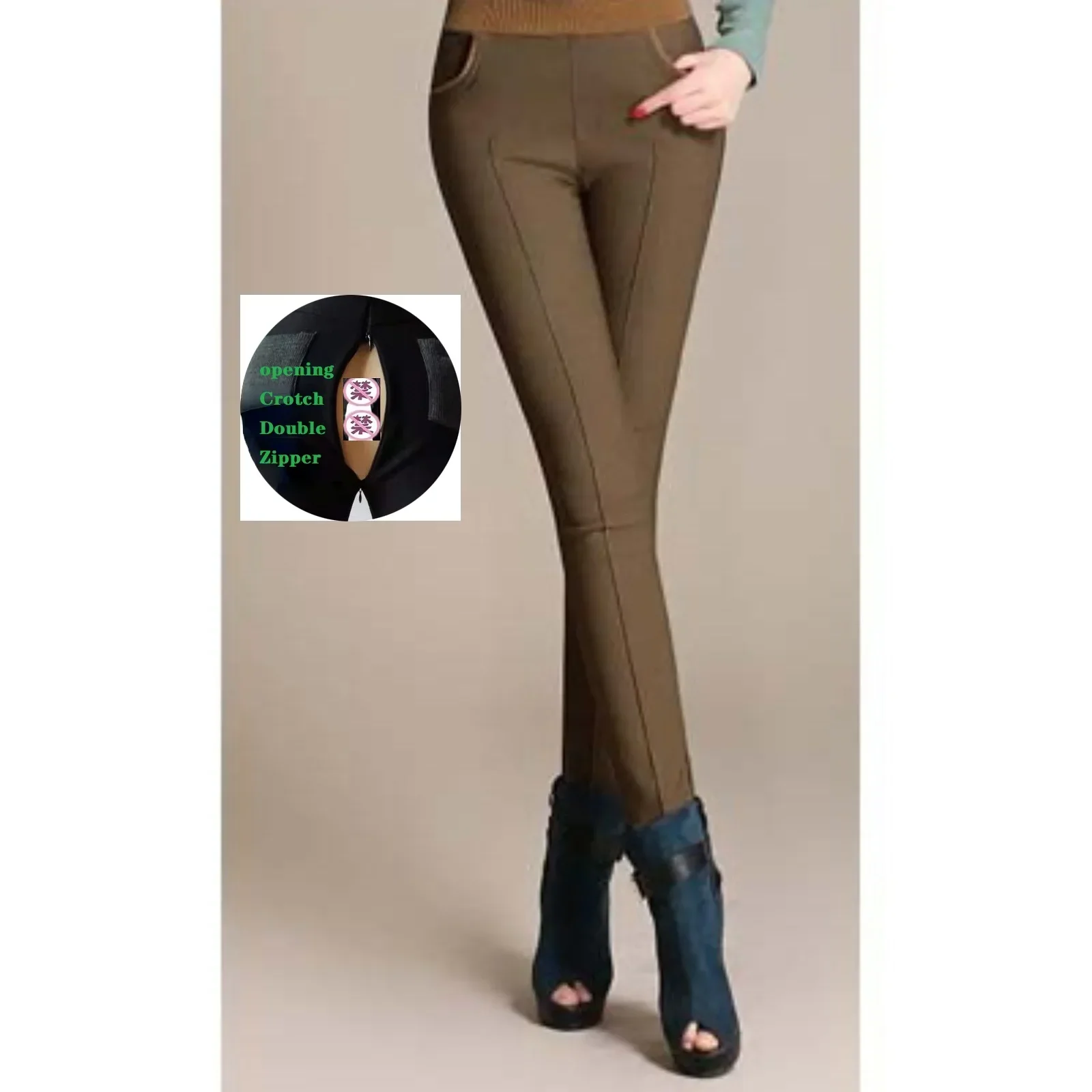 Leggings gruesos con forro polar para mujer, ropa exterior ajustada, adelgazante, taponado, coreano, Otoño e Invierno