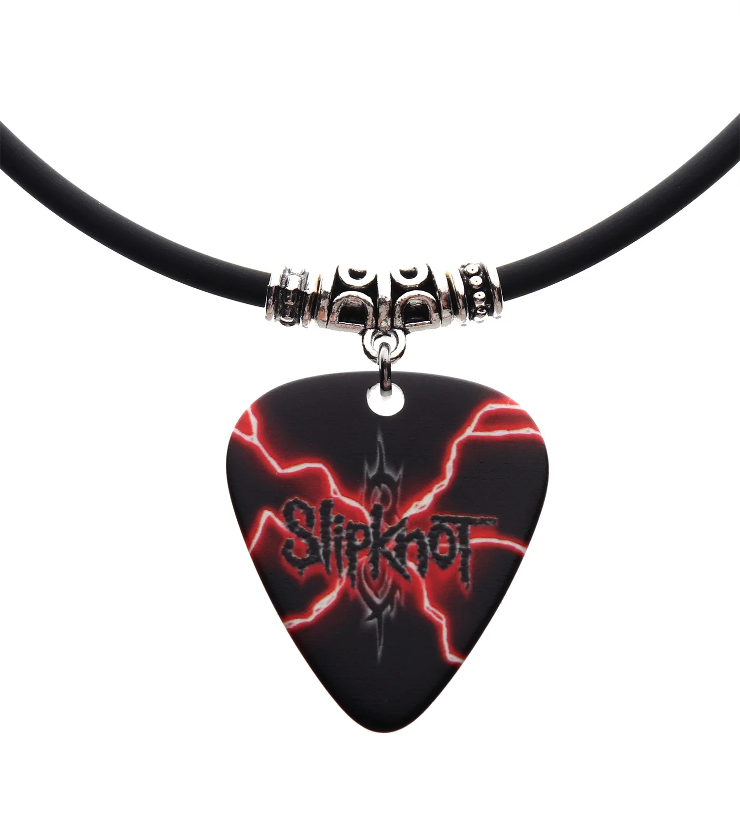 European and American Fashion Guitar Pick Necklace Street Hip-Hop Charm Jewelry For Men And Women