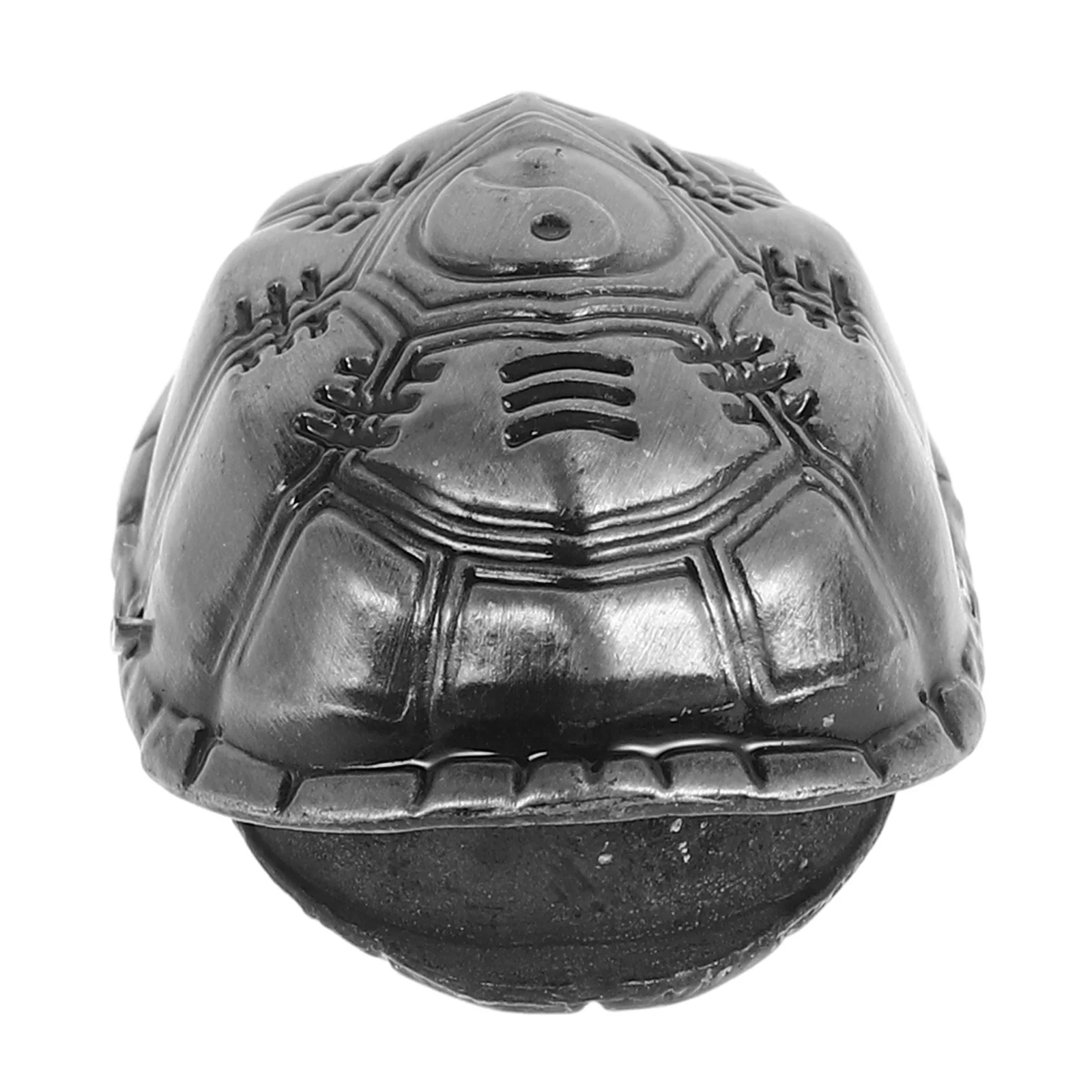

Vintage Metal Eight Trigrams Turtle Shell Handheld Item With Chinese Wealth Coins Unique Decorative Figurines For Home Office