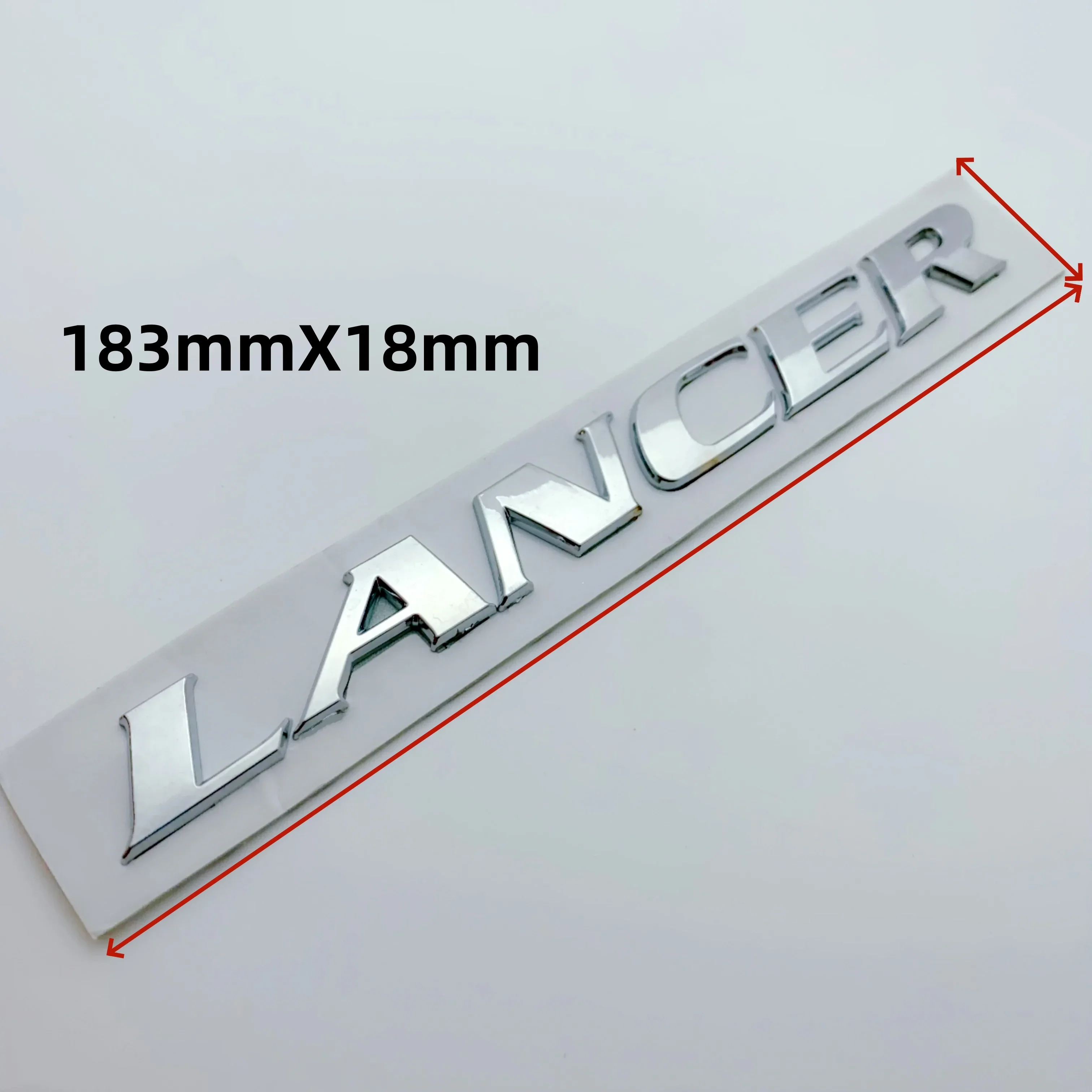 

1Pcs Silver LANCER Logo 3D ABS High-Quality Car Letters Rear Tail Trunk Emblems Badge Sticker Styling Car Accessories Stickers