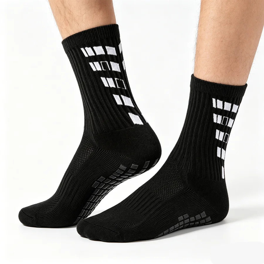 3/6/9pairs men women non slip grip cycling hiking non slip grip socks towel bottom breathable shockproof athletic exercise