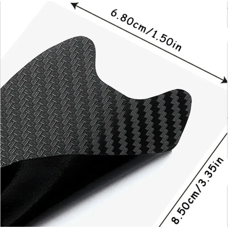 Universal handle sticker car door handle bumper sticker paper protective film carbon fiber handle wrist bumper sticker