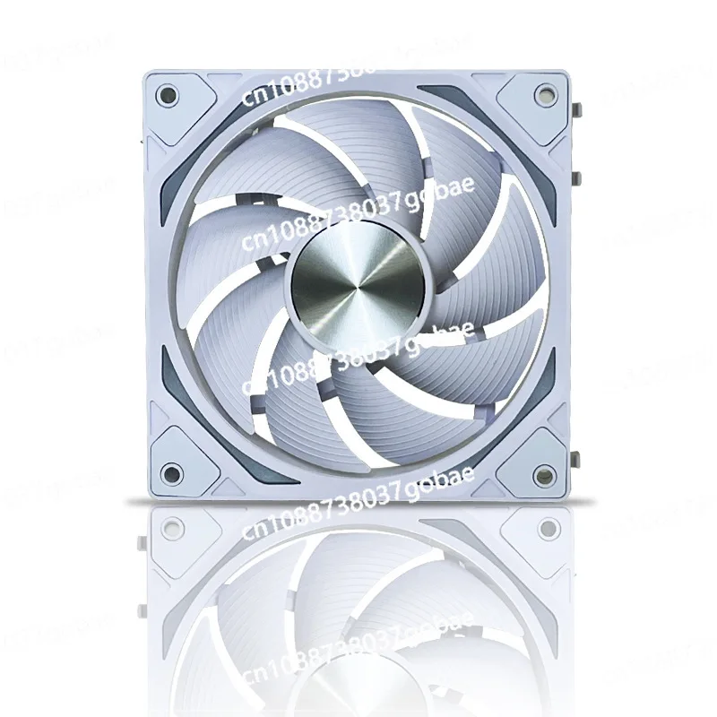 

Game Case Fan Hydraulic Building Block Fan ARGB Splicing Cooling Fan White 3 in 1 Color Box Set