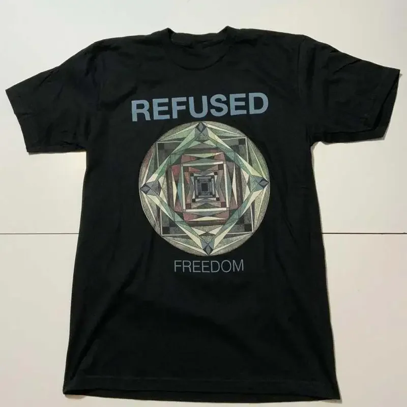 Refused Band Freedom Hardcore Punk Rock T Shirt Cotton Adult Bt300