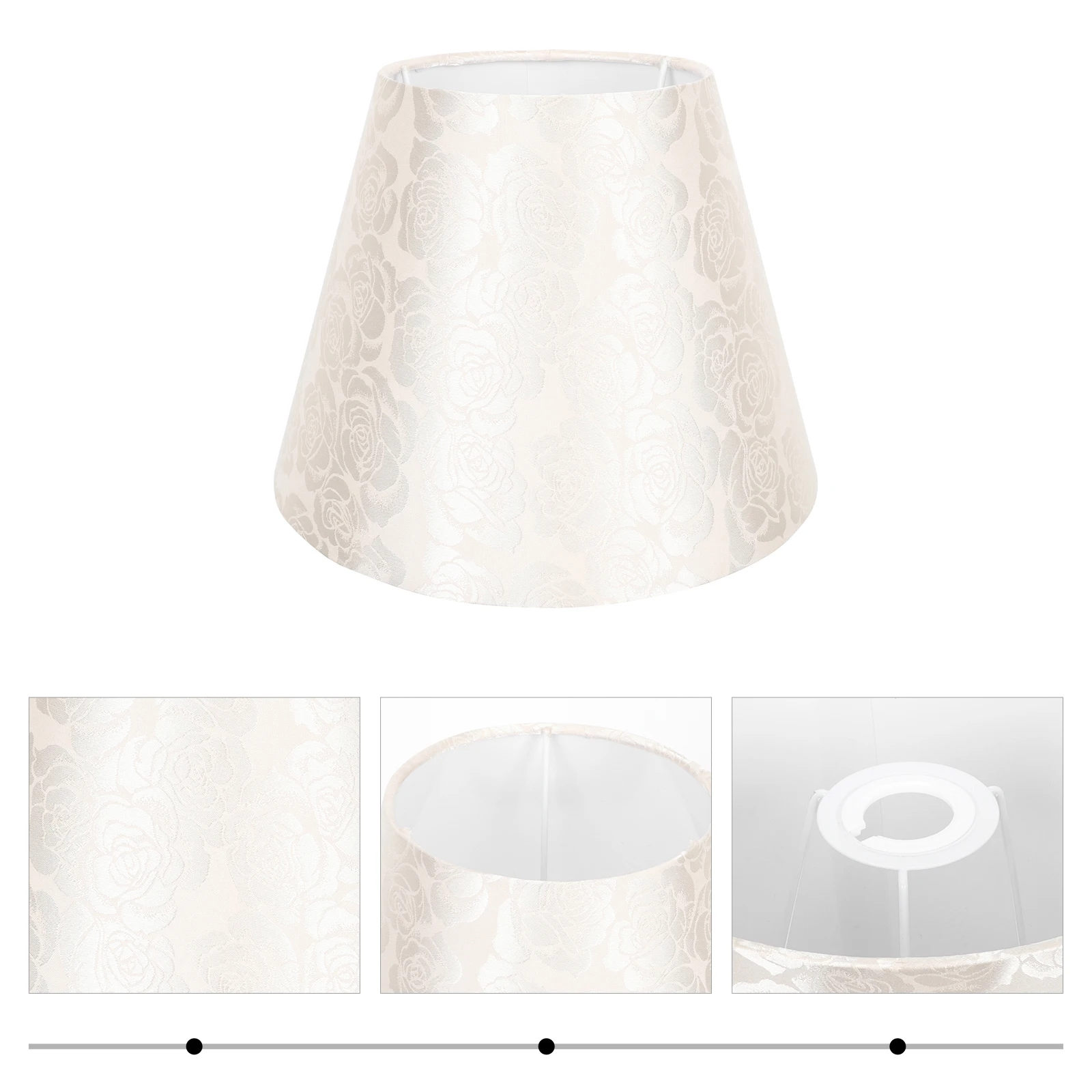 

Lamp Shades for Table Lamps Embroidered Lampshade Retro Decor Chandelier Fabric Vintage Home