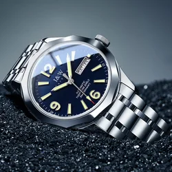 Reloj CARNIVAL Mens Tungsten Mechanical Watch Brand Luxury MIYOTA 8205 Automatic Movement Wristwatches for Men Waterproof Montre