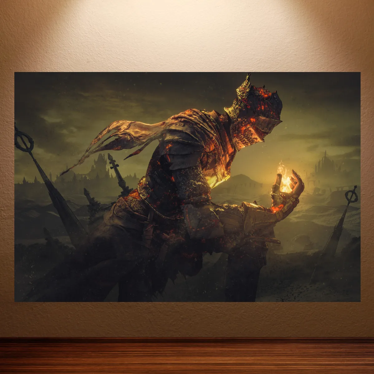 Dark Souls 3 Poster Dark Souls Video Game Posters Gothic Poster Canvas Wall Painting Game Room Wall Decor Room Wall Art Stickers