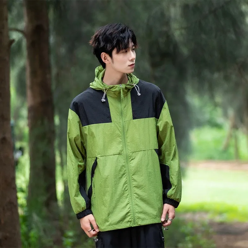 

Lightweight Breathable Men's Outdoor Sun Protection Clothing Ice Silk Quick Dry Hat Fishing Clothing Couple's Outdoor Wear
