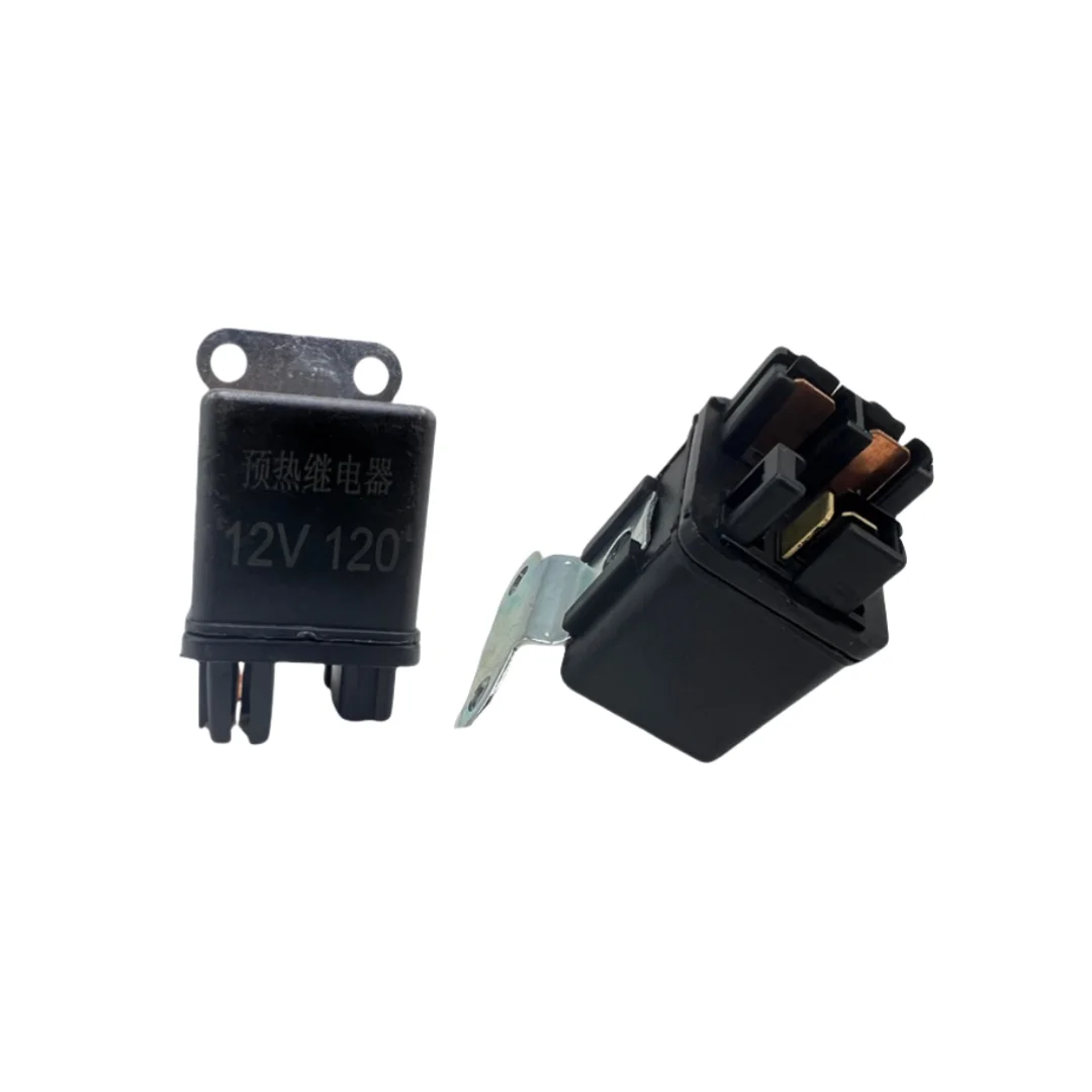 Excavator parts: XCMG 60 75D 75DA excavator, excavator start-up preheating relay, ignition relay 12V