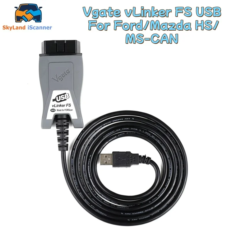 Vgate vLinker FS ELM327 For Ford FORScan HS/MS-CAN ELM 327 OBD 2 OBD2 Car Diagnostic Scanner Interface Tools OBDII For Mazda