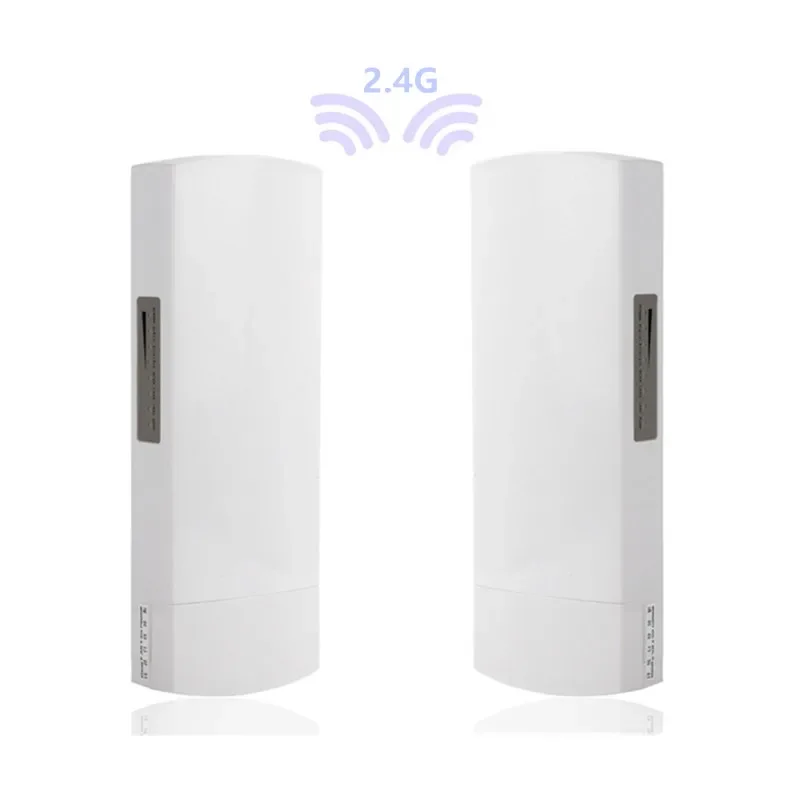 2 pieces 1-3km 300 Mbit open 2.4G wireless access point router Wi-Fi bridge device wifi extender dual band  repeater