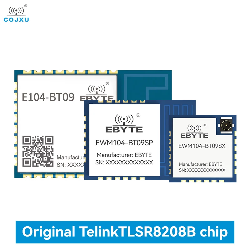 2.4G TLSR8208B BLE5.0 Wireless Module COJXU EWM104-BT09 Series BLE Module Small Size Slave Role Low Power Consumption