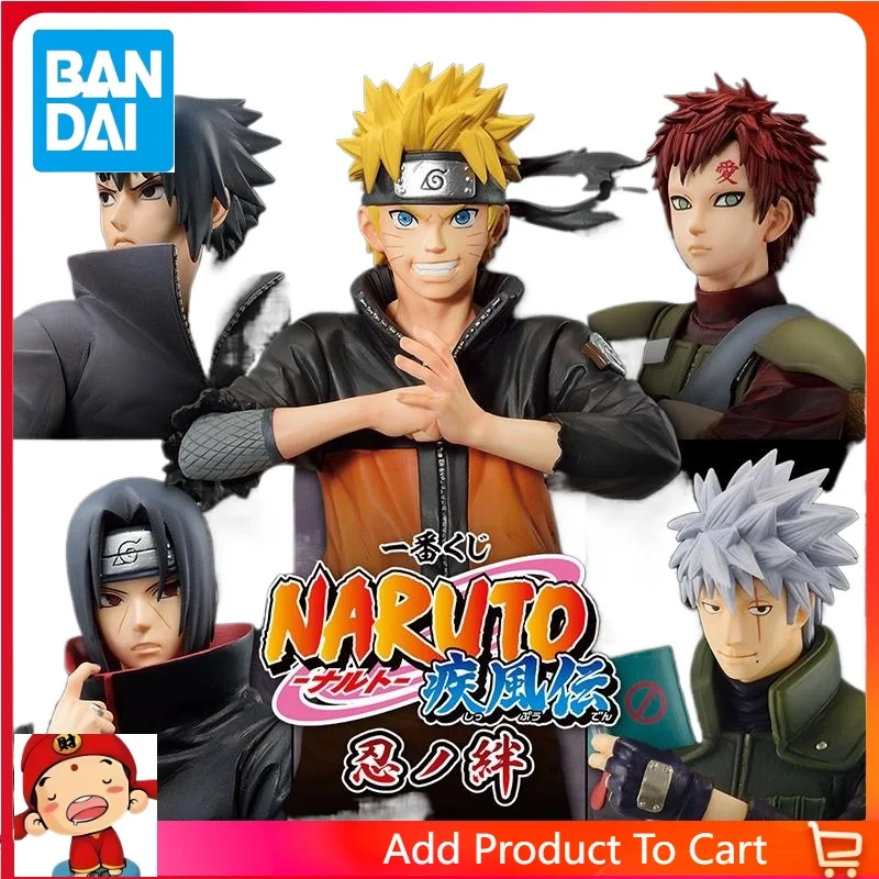 

In Stock Naruto Bandai Banpresto Ichibansho Shippuden Original Action Figure Naruto Sasuke Kakashi Gaara Itachi Figurine