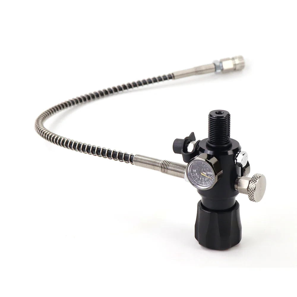 High Pressure Air Tank Charging Valve 300Bar Filling Station Cylinder Refill Adapter With M18x1.5 Or 5/8-18UNF Thread