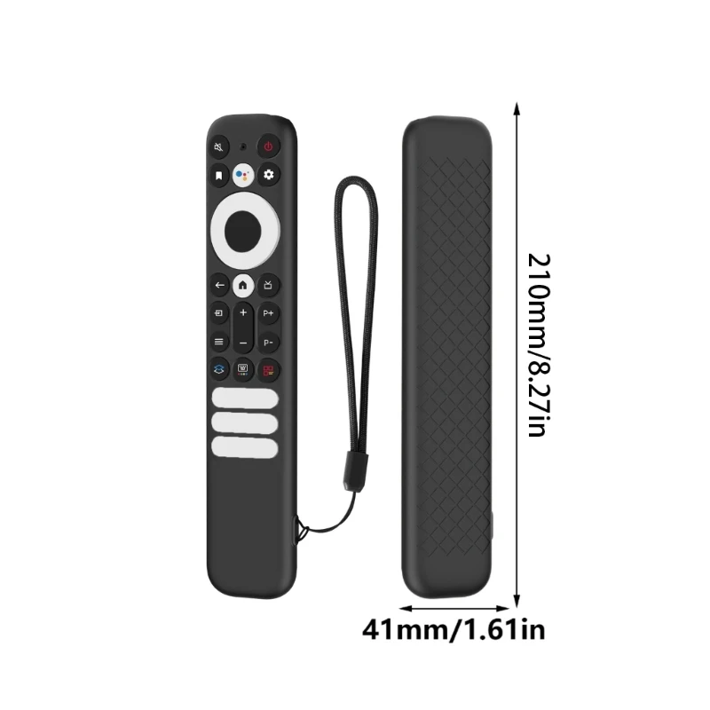 Luva silicone para controle remoto RC902V 802NU1, capa pele para proteção aprimorada proteção aderência