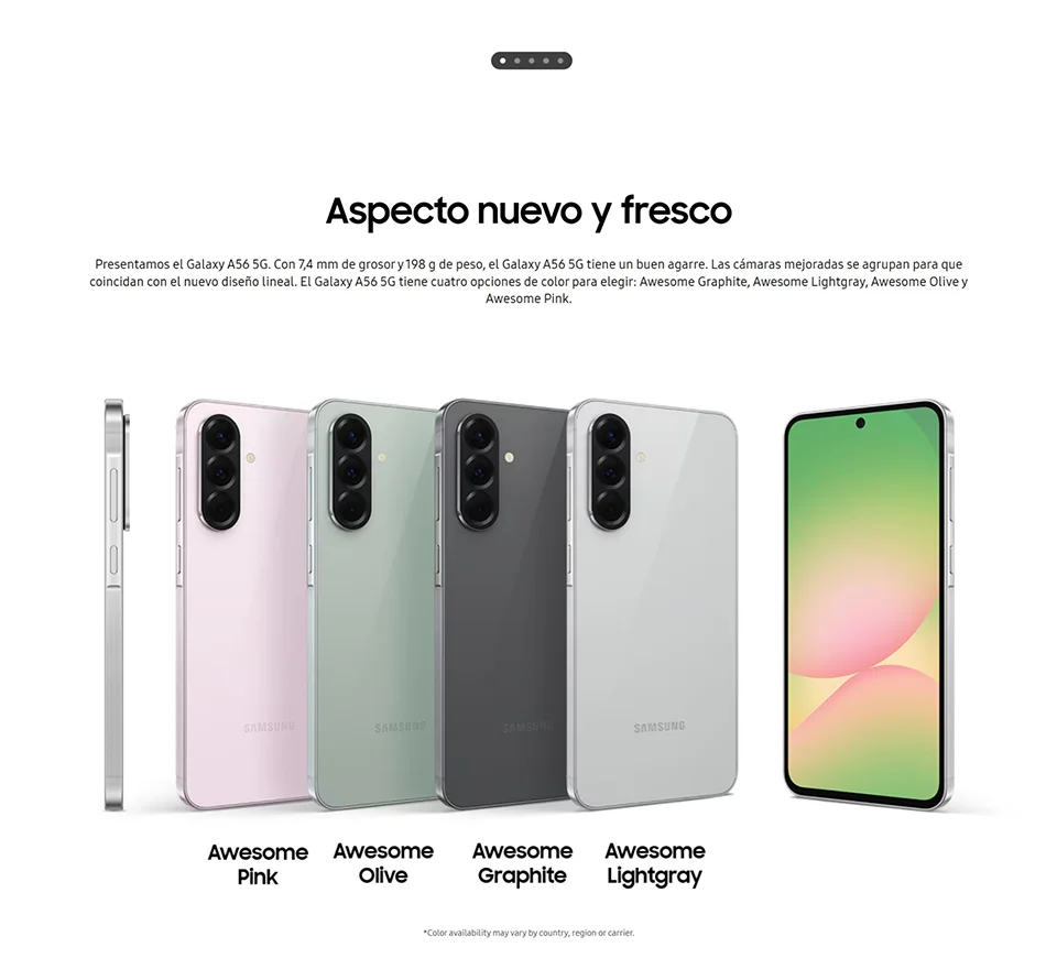 Samsung Galaxy A56 5G Smartphones Octa-Core 6.7 inch 120Hz 50MP Camera IP67