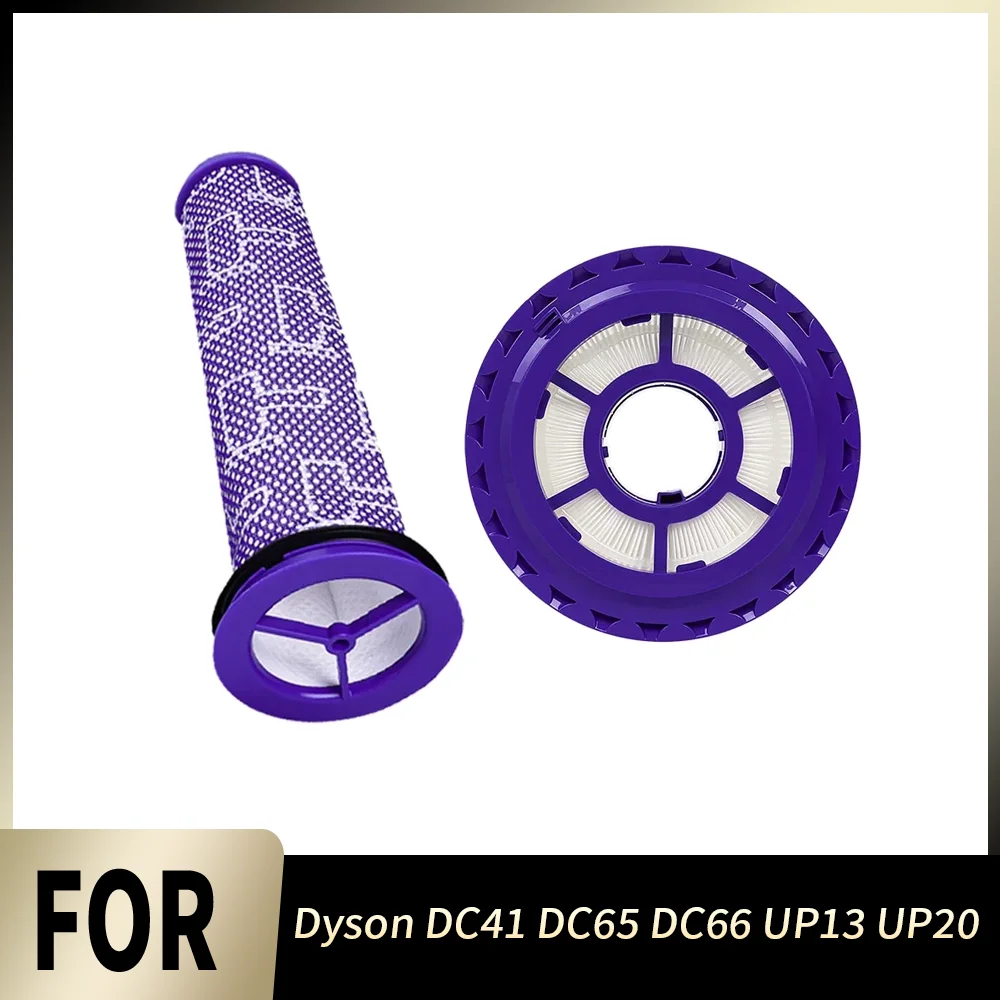 

Моющийся комплект фильтров HEPA (предварительный и основной) для пылесосов Dyson DC41, DC65, DC66, UP13, UP20 Animal, прочный сменный комплект фильтров