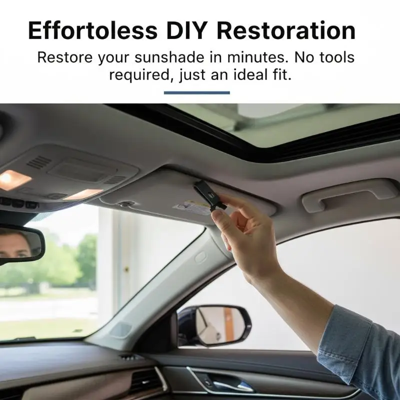 Car Sunroof Sunshade Fabric Fastener Plastic 84243045 For CT6 2016-2024 Sunroof Sunshade Clips Interior Accessories