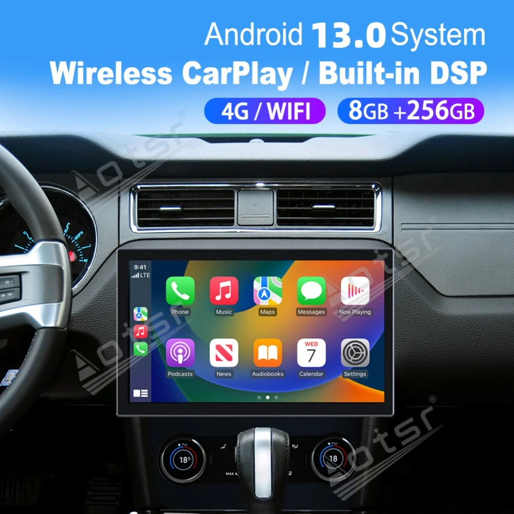 

8 Core Upgrade Android Car Multimedia Automotive For Ford Mustang GT 2009~2015 Car Stereo Radio GPS Navigation WIFI Head Unit