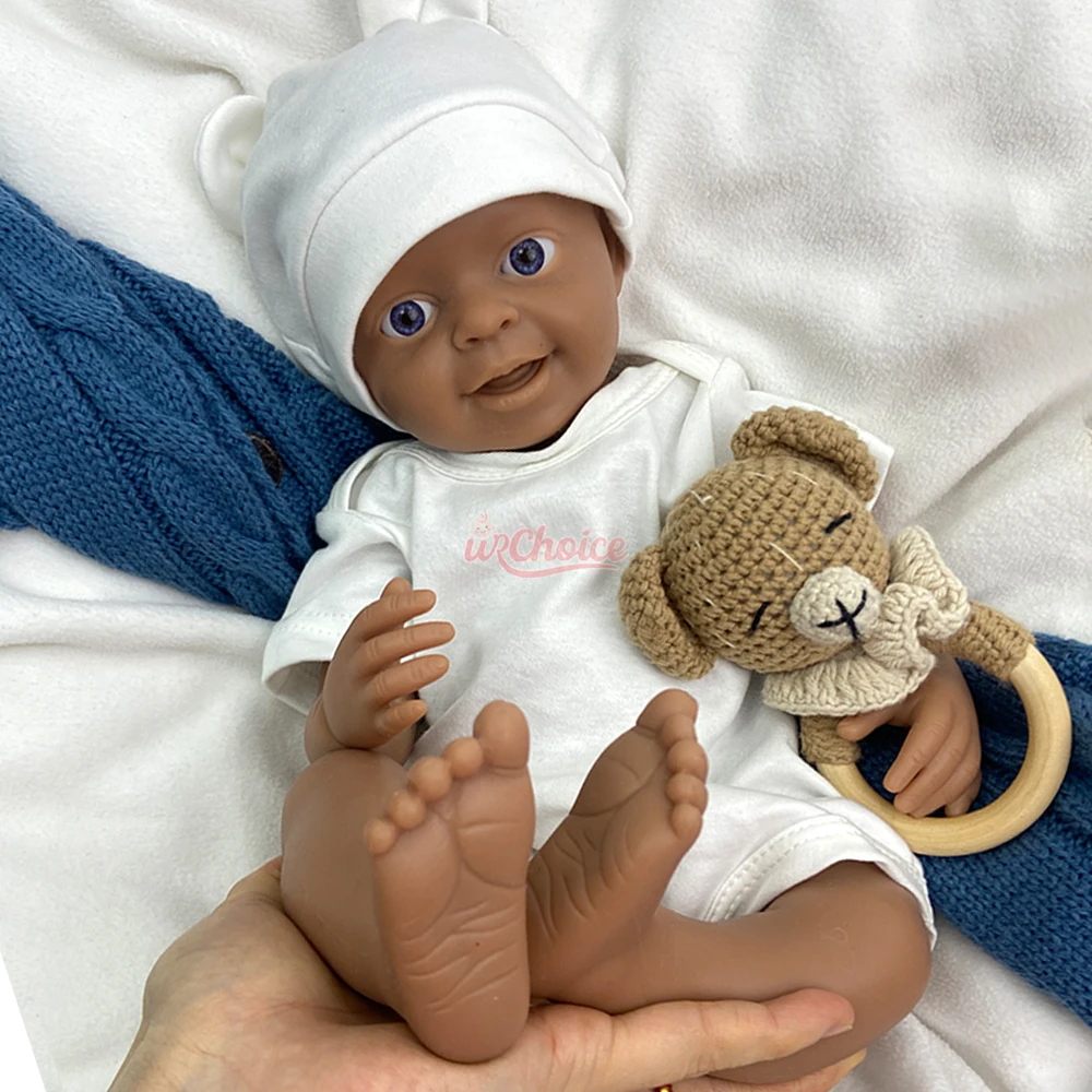 45cm Soft Lifelike Silicone Reborn Baby Boy Handmade Waterproof Adorable Film Prop Doll Perfect for Movie Scenes