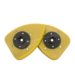 1PC 70*100mm Triangle Sanding Backup Pad with Iron Plate Sander Backing Pad, for Polishing Power Tools Accessories