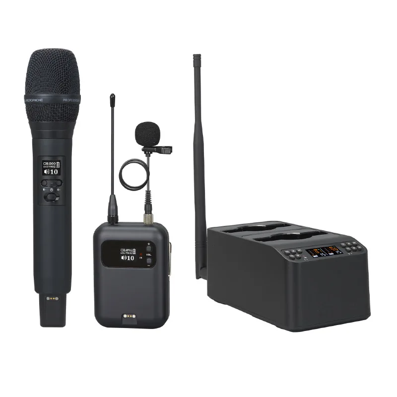 Digital Wireless Professional Handheld Microphones for singing and KTV, with clear sound, suitable for stage performances.