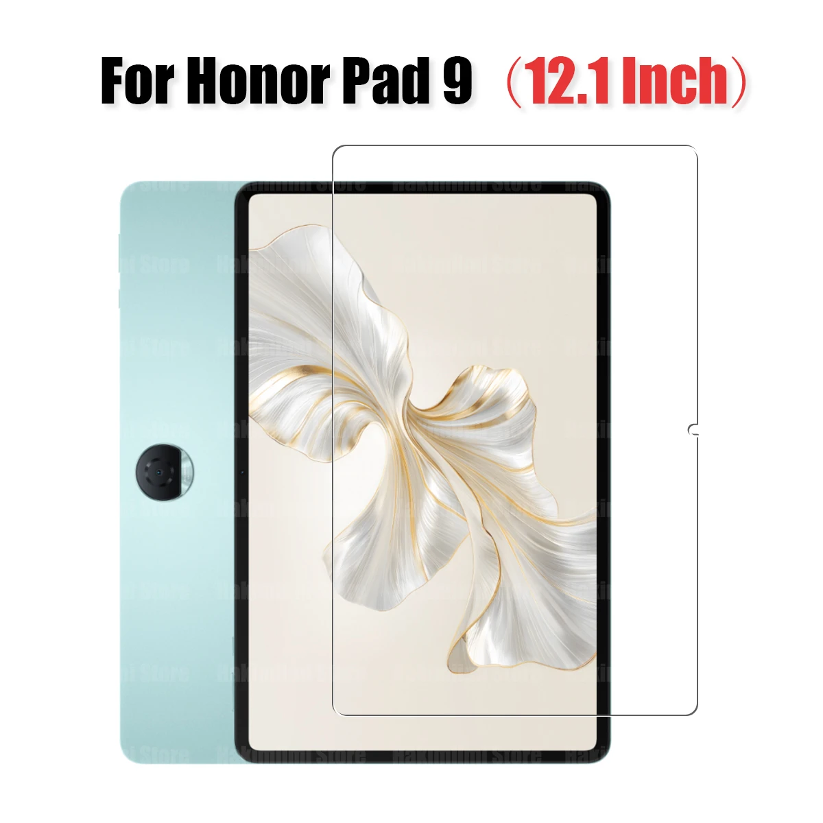 For Honor Pad 9 (12.1 Inch) 2023 Released Tablet 9H Tempered Glass HD Scratch Resistant for Honor Pad 9 12.1" Screen Protector