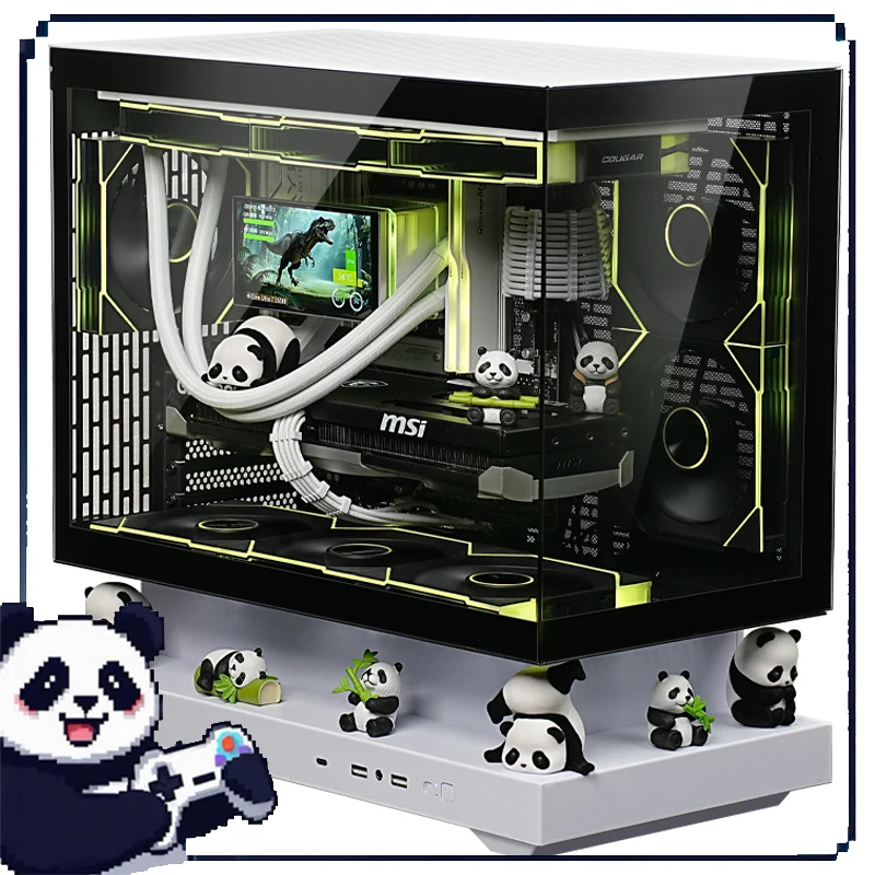 

Чехол Art Ultra Suspension Hm2 M-Atx с поддержкой 5090, блок питания Atx, аксессуары для игрового компьютера для киберспорта, чехол для хоста Mid Tower