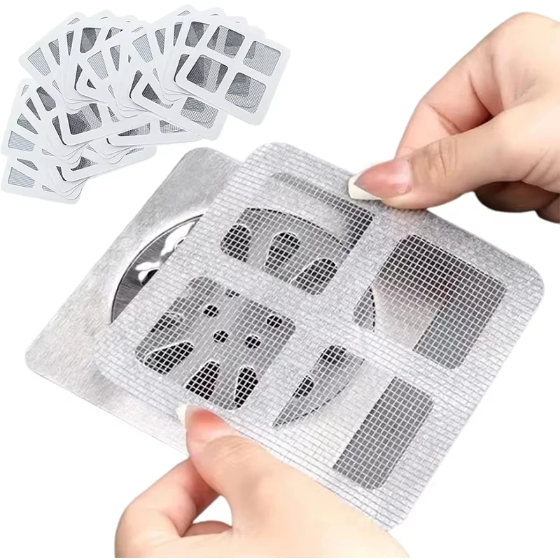 10pcs Disposable Shower Drain Hair Catcher Mesh Shower Drain Covers Floor Sink Strainer Filter Hair Stopper For Bathroom Kitchen #6