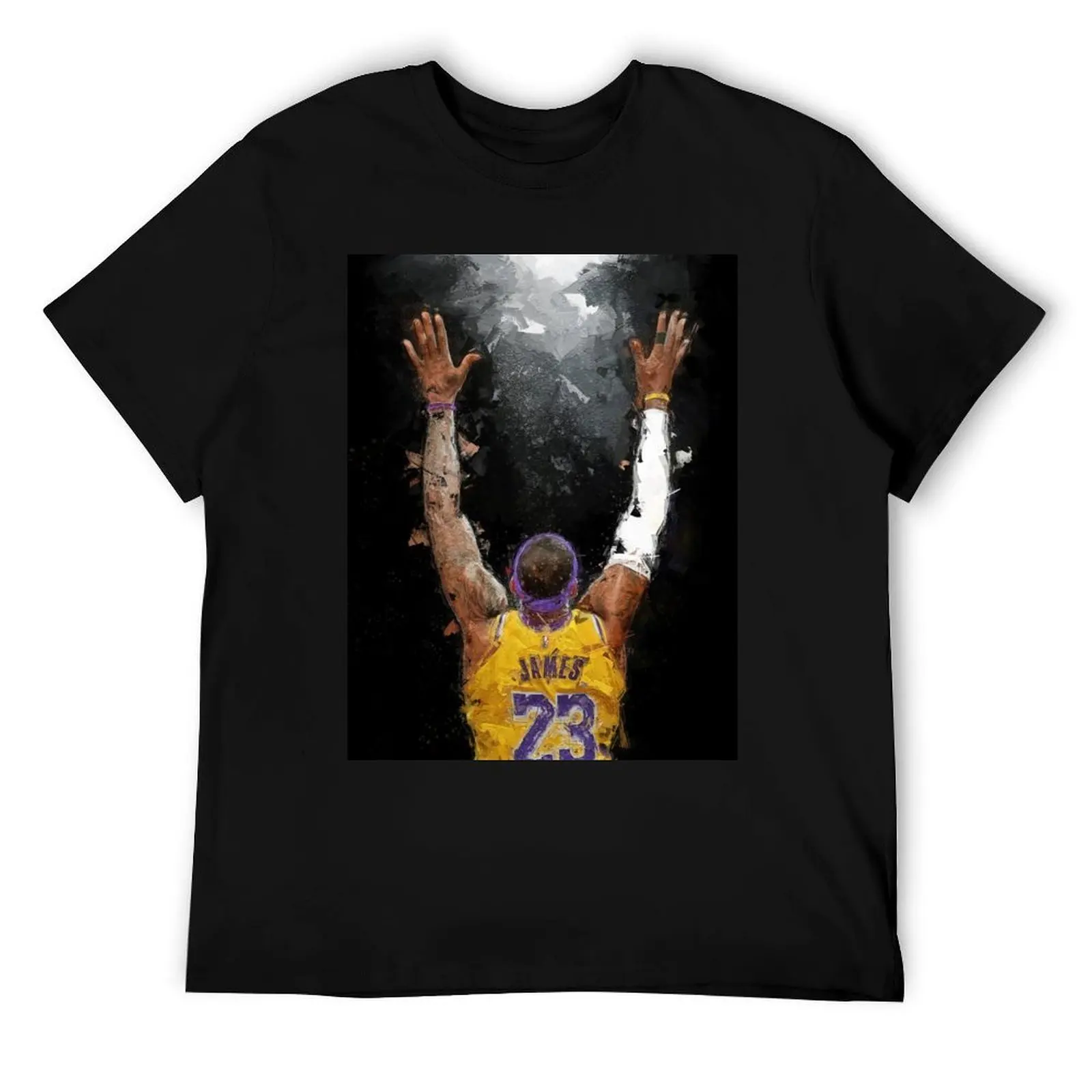 

LABRON CHALK TOSS Poste T-Shirt man t shirt luxury black cotton t-shirt plain for man package T-Shirt