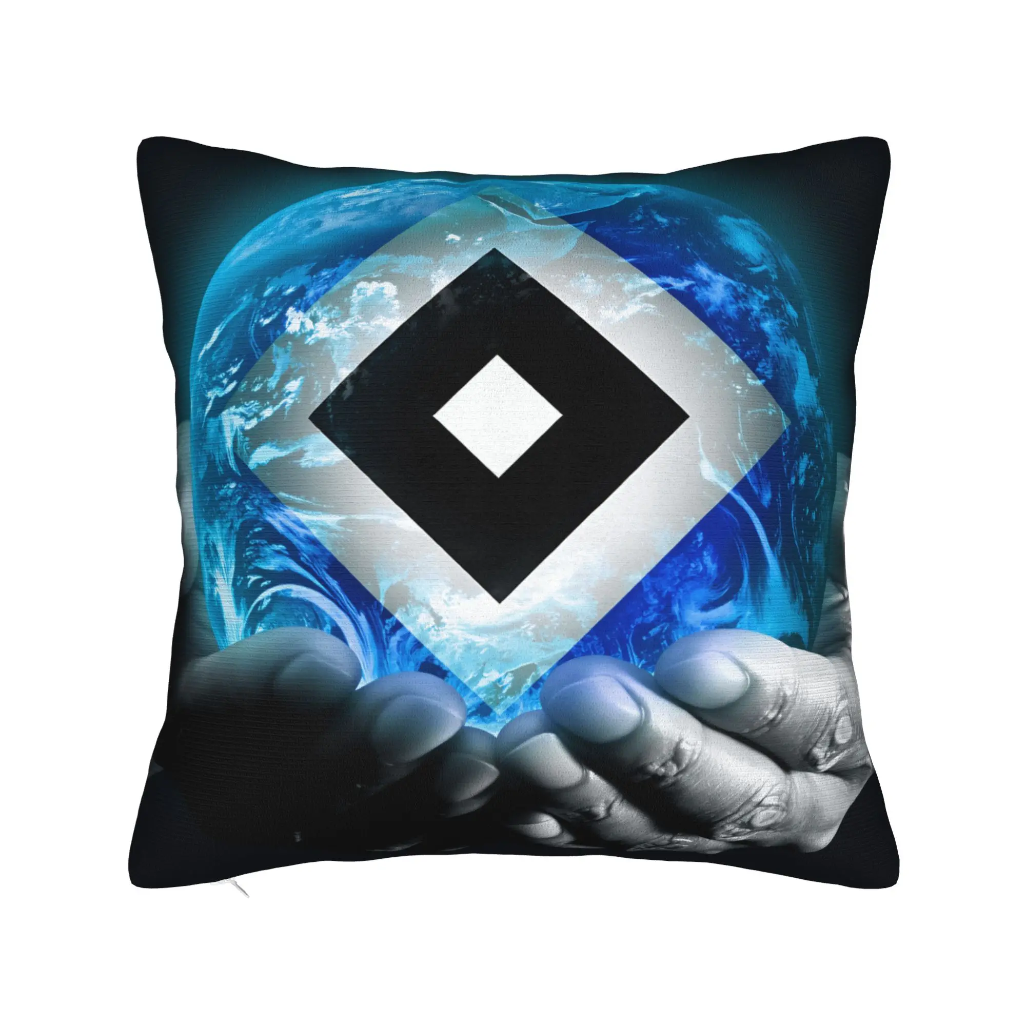 Pillow Cover HSV German Soccer Club Hamburgers SV Novelty Pillow Case For Couch Sofa Bedroom Pillowcases
