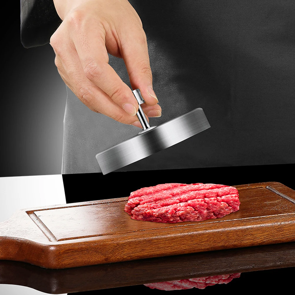 

1 Pcs Premium Stainless Steel Burger Patty Maker Round Burger Press Tool Kitchen Supply