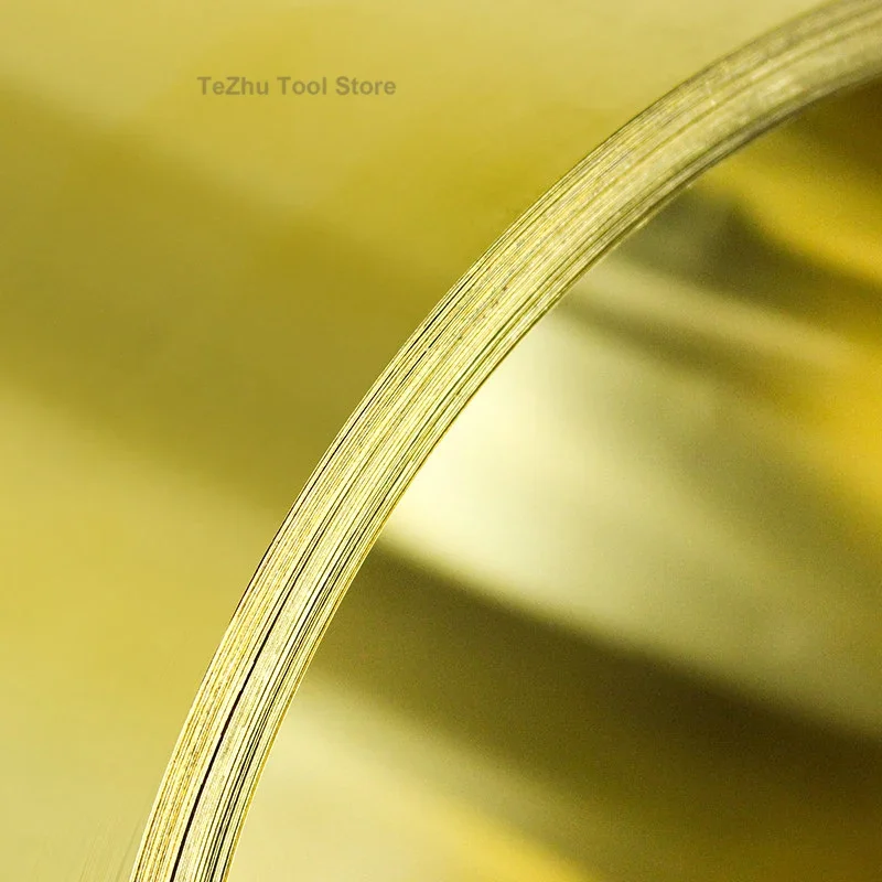 Brass Strip, Brass Skin Brass Sheet Thickness 0.01mm-1mm Length 500mm 1000mm Customization Supported