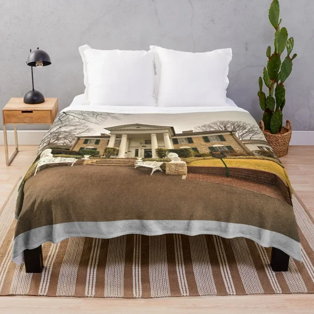 

Graceland Throw Blanket Sofa Throw Bed linens anime Blankets