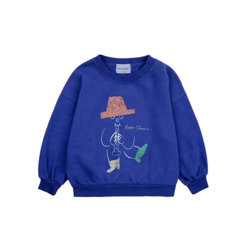 Kinderhoodie voor lente en herfst, unisex sweatshirt met cartoonprint, top in Europese stijl voor jongens en meisjes